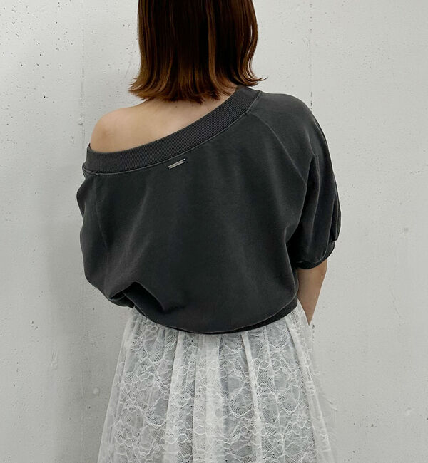 archives「ピグメントオフショルスウェット」|Tシャツ・カットソー|
