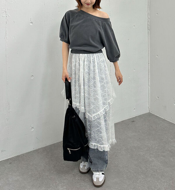 archives「ピグメントオフショルスウェット」|Tシャツ・カットソー|