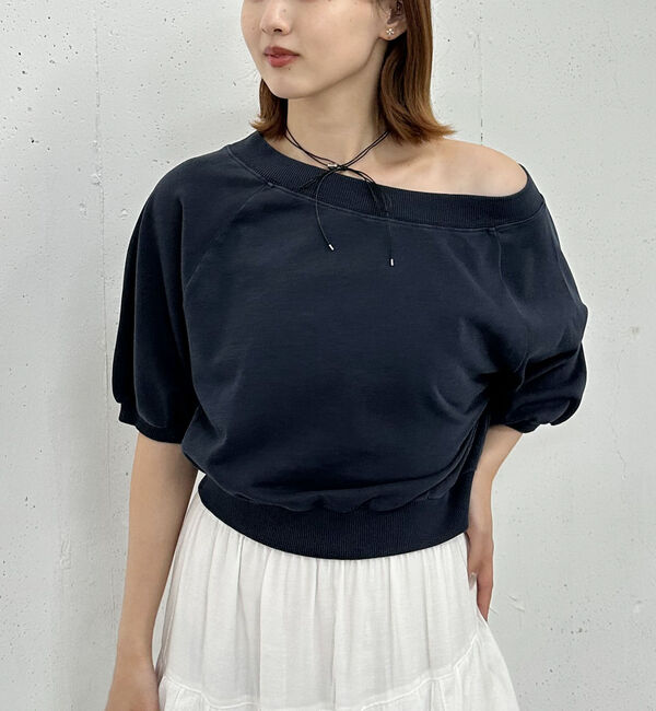 archives「ピグメントオフショルスウェット」|Tシャツ・カットソー|