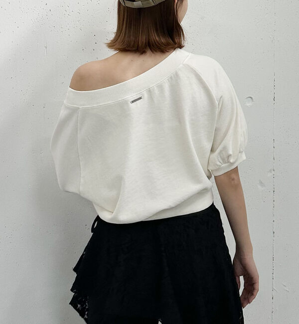 archives「ピグメントオフショルスウェット」|Tシャツ・カットソー|