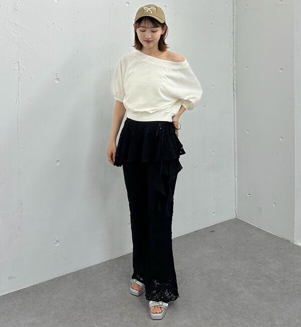 archives「ピグメントオフショルスウェット」|Tシャツ・カットソー|