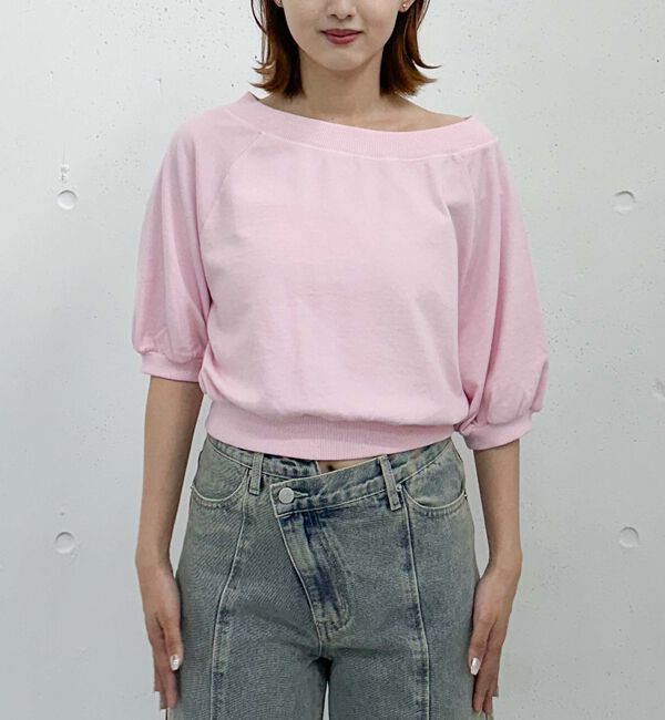 archives「ピグメントオフショルスウェット」|Tシャツ・カットソー|