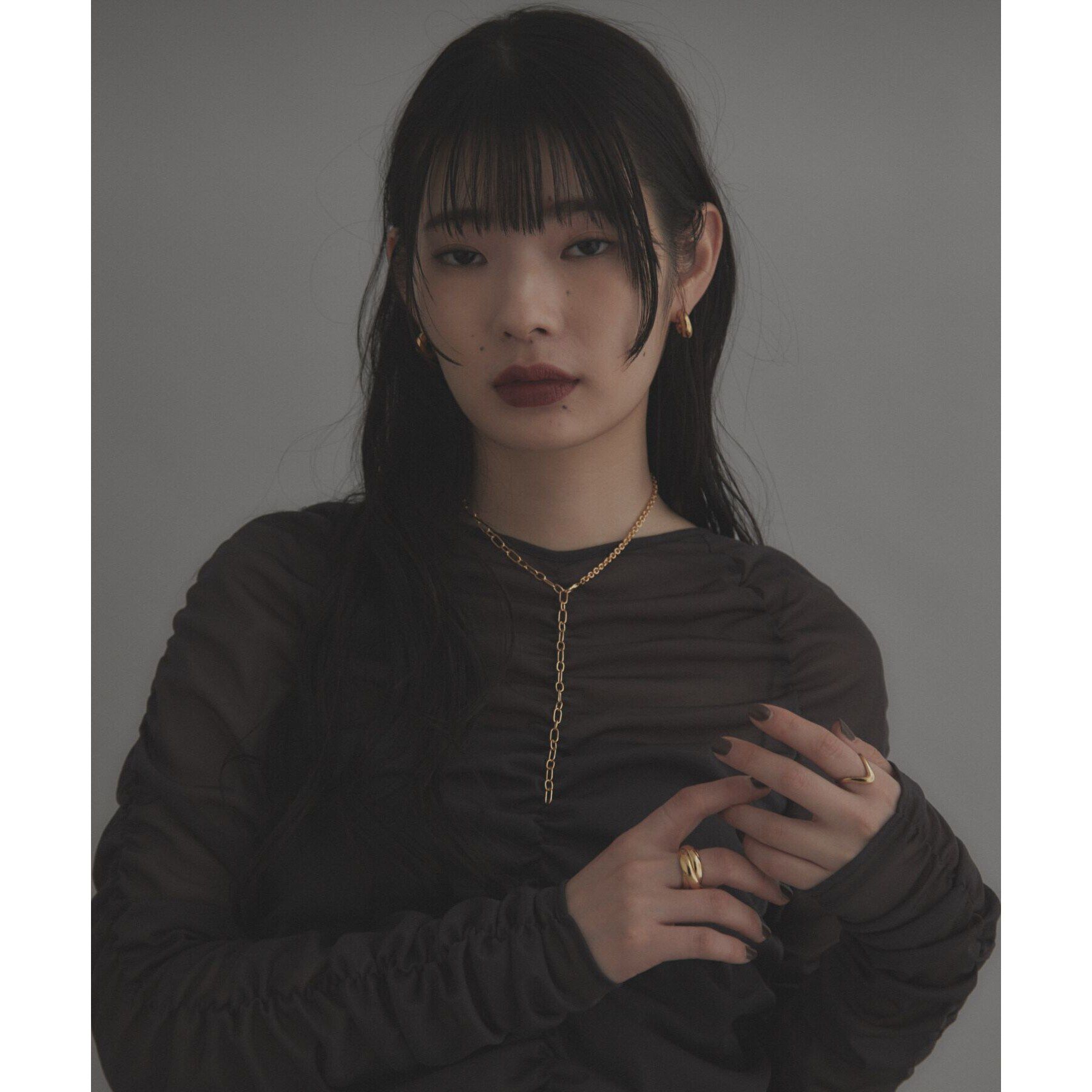 COCOSHNIK ONKITSCH「シルバー ボリュームリング ドームトリプル リング GP」|リング|