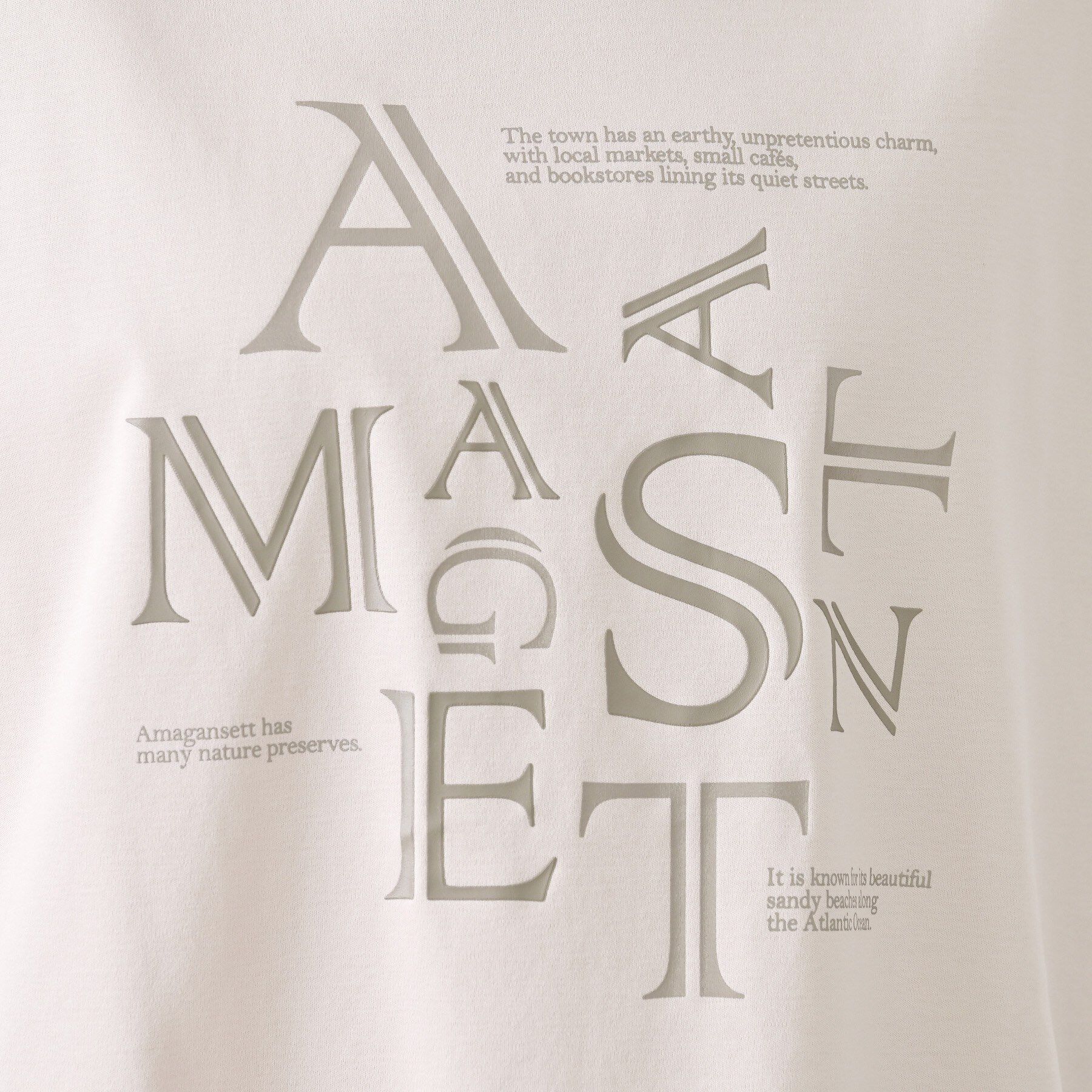 Dessin「【洗える】美光沢カットソーロゴTシャツ」|Tシャツ・カットソー|