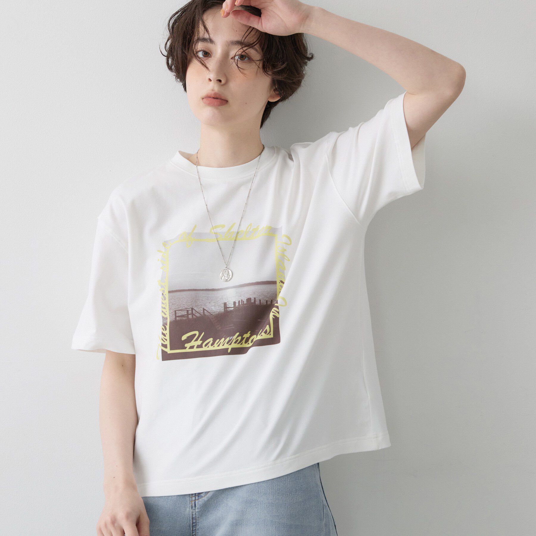 Dessin「グラフィックデザイン Tシャツ」|Tシャツ・カットソー|ホワイト(002)