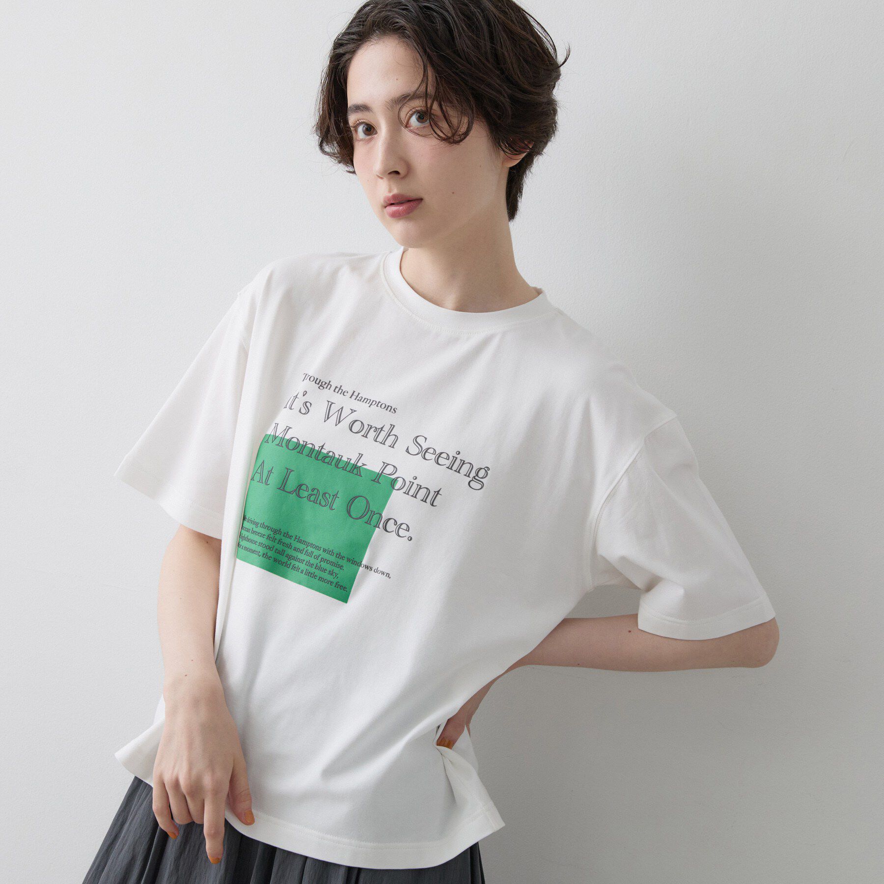 Dessin「グラフィックデザイン Tシャツ」|Tシャツ・カットソー|ホワイト(602)