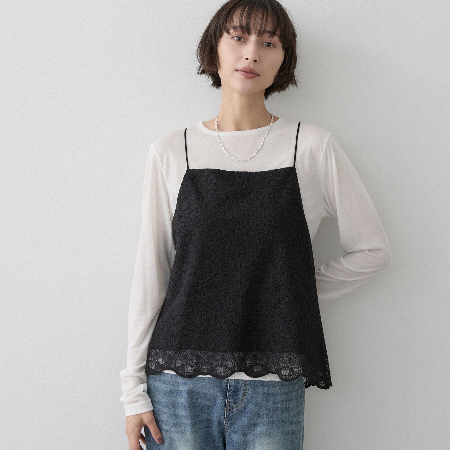 Dessin「クルーネックシアーロングTシャツ」|Tシャツ・カットソー|