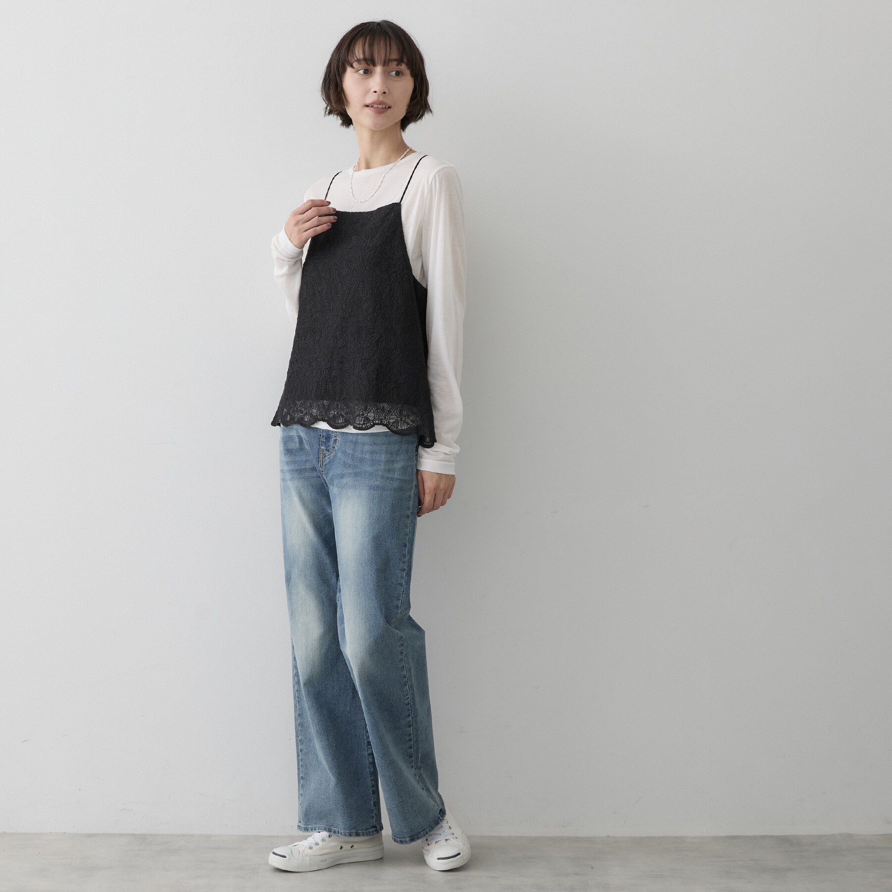 Dessin「クルーネックシアーロングTシャツ」|Tシャツ・カットソー|