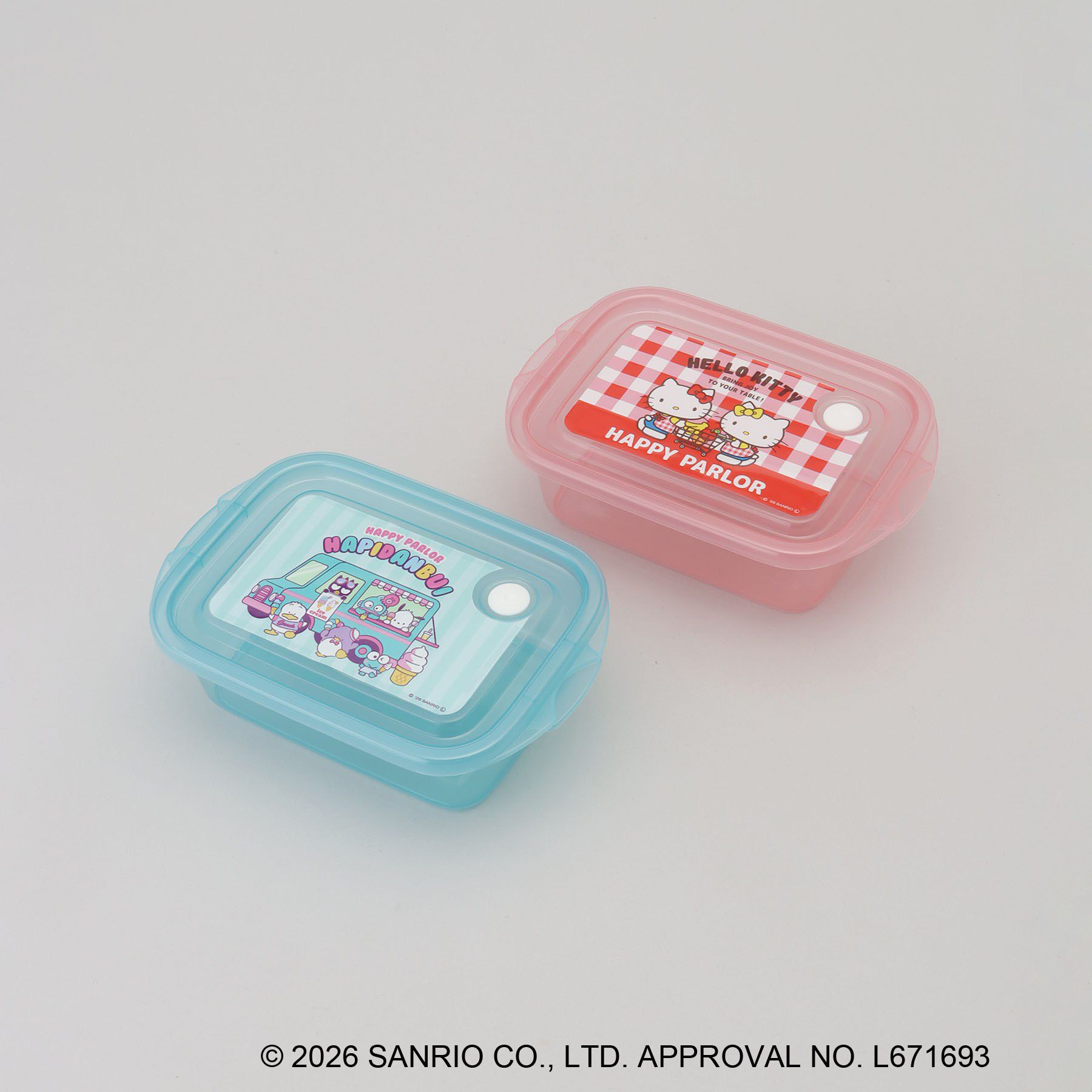 212 KITCHEN STORE「シールボックス500ml 2P SANRIO CHARACTERS ＜Sanrio サンリオ＞」|その他|