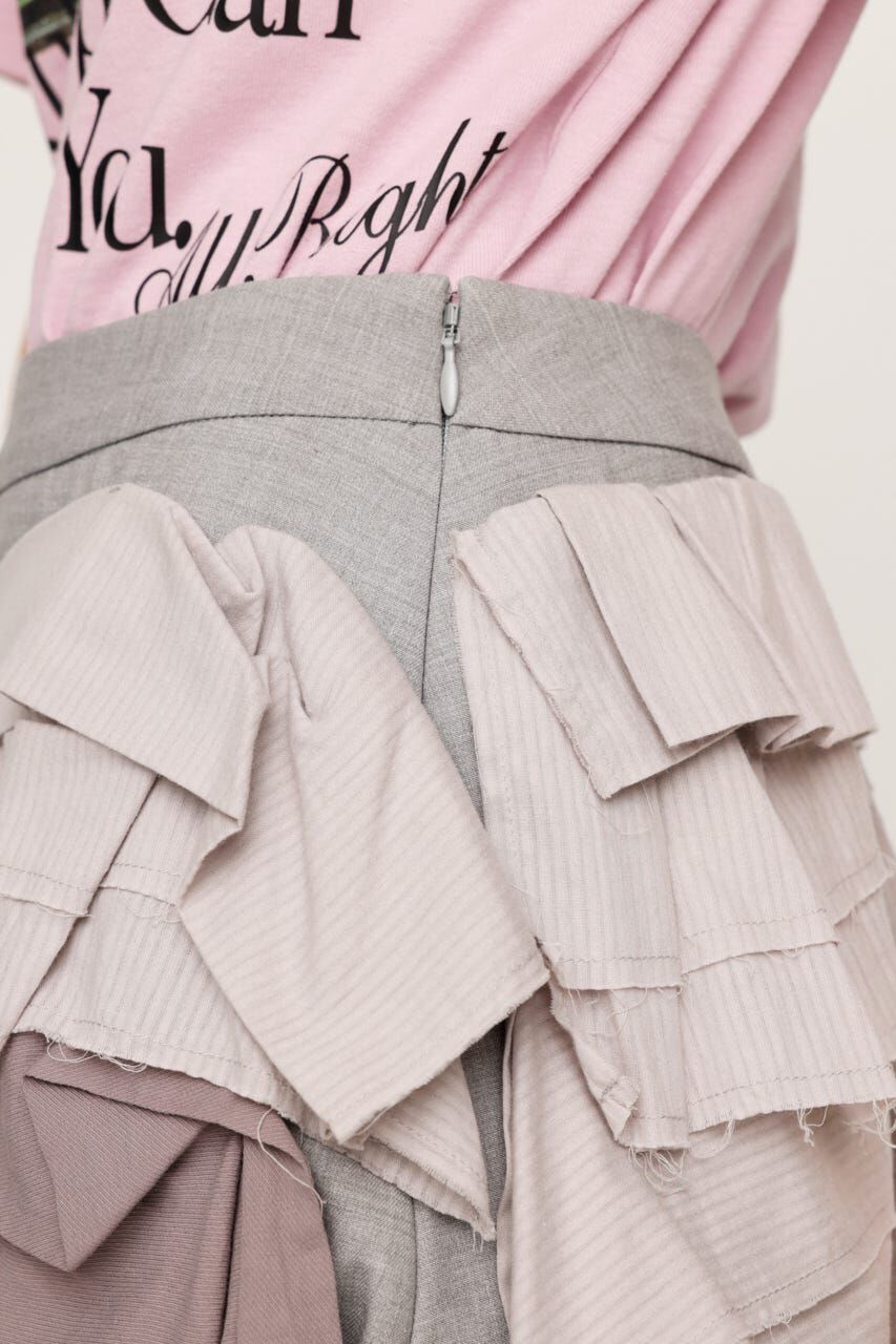 SLY「FRILL DRAPE スコート」|スカート|