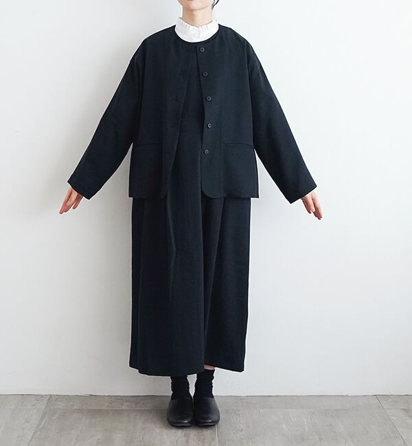 オローネ「シャルロットワンピース」|ワンピース|ネイビー