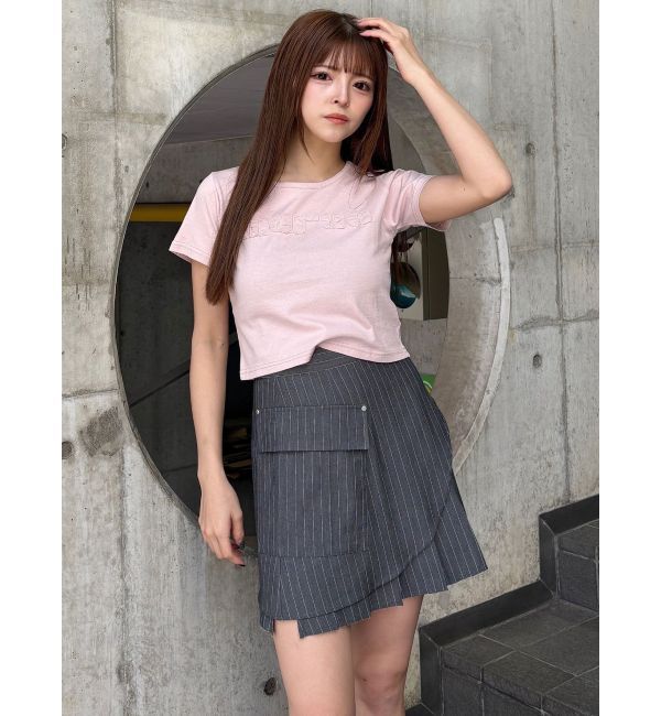 MURUA「カットオフアシメプリーツスカート」|スカート|