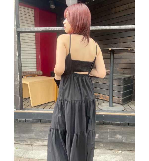 EVRIS「シャツデザインロングワンピース」|ワンピース|