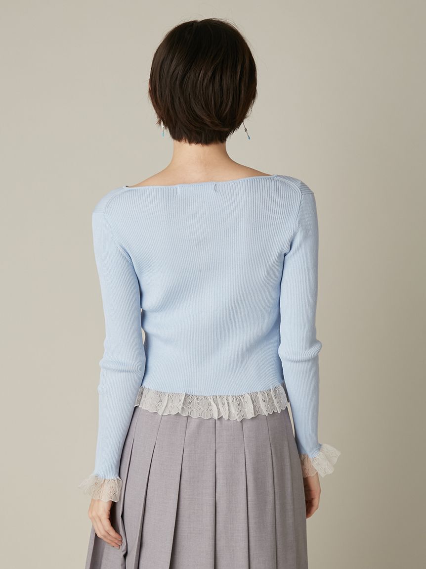 FURFUR「【UVカット】トリミングリブカーディガン【WEB限定カラー】」|カーディガン|