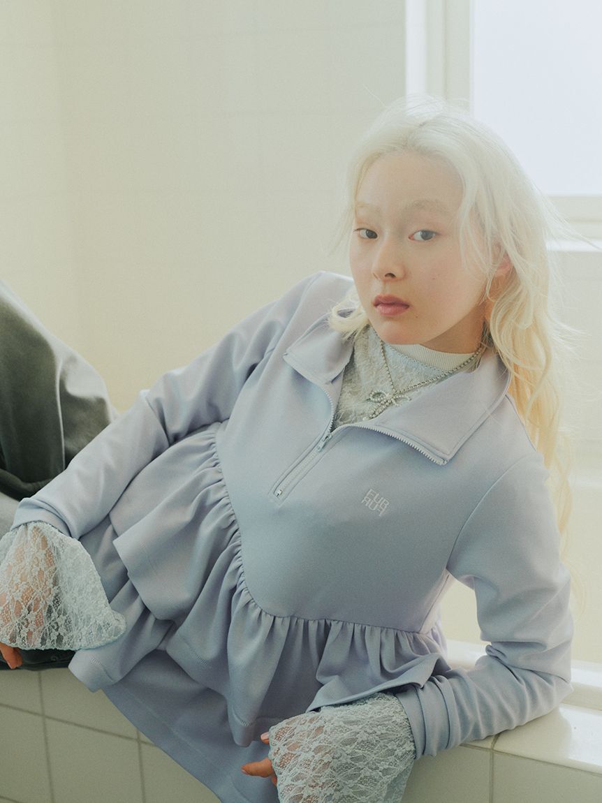 FURFUR「タックワイドデニムパンツ」|デニム|