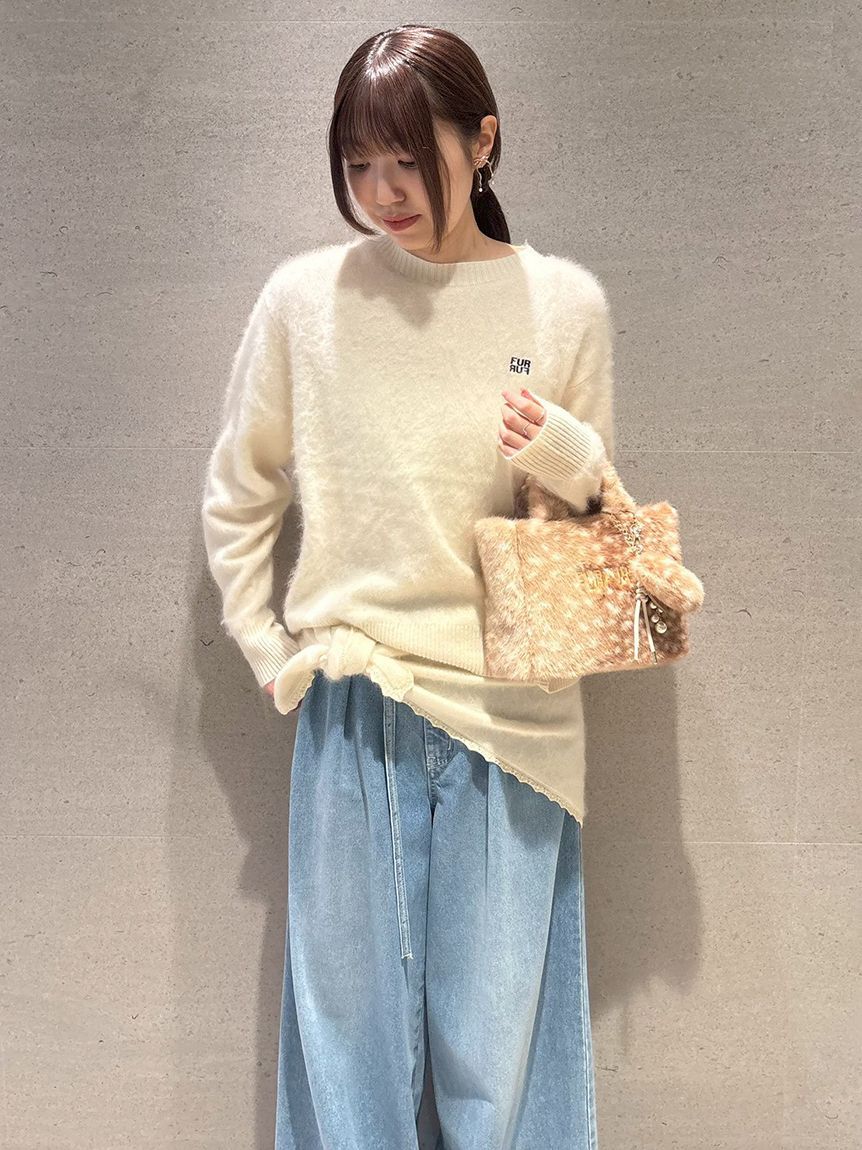FURFUR「【限定カラー】エコファーハートチャーム」|キーケース|