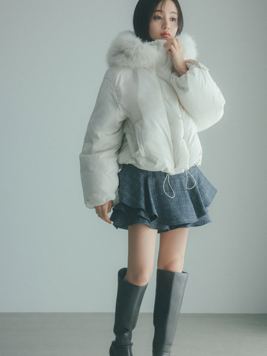SNIDEL「レイヤードフリルミニスカショーパン」|その他|