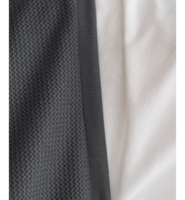 ikka「【接触冷感／吸水速乾】ヘリンボンキーネックフェイクベストTシャツ【親子おそろい】」|Tシャツ・カットソー|