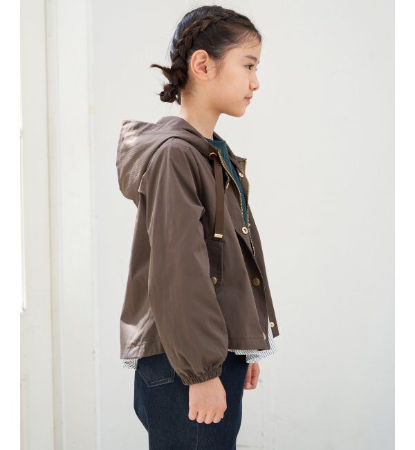 ikka kids「【親子コーデ】ピケ比翼フレアマンパジャケット（110~160cm）」|その他|