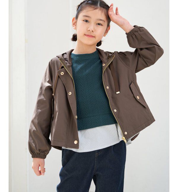 ikka kids「【親子コーデ】ピケ比翼フレアマンパジャケット（110~160cm）」|その他|