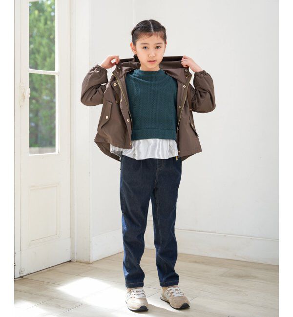 ikka kids「【親子コーデ】ピケ比翼フレアマンパジャケット（110~160cm）」|その他|