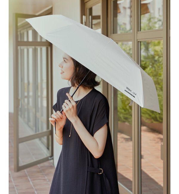 ikka「Wpc. IZA イーザ ライト＆スリム 折りたたみ傘  雨傘 日傘 晴雨兼用」|その他|