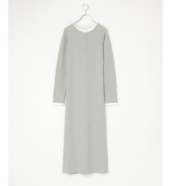 VENCE share style「レイヤードヘンリーネックロングワンピース」|ワンピース|