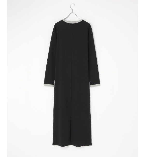VENCE share style「レイヤードヘンリーネックロングワンピース」|ワンピース|