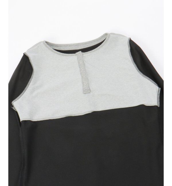 VENCE share style「レイヤードヘンリーネックロングワンピース」|ワンピース|