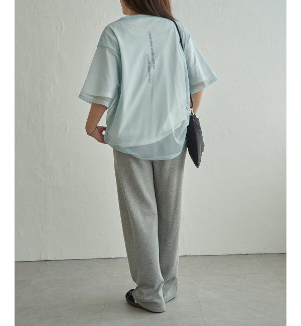 VENCE share style「【2点セット】Tシャツ&times;チュールトップス」|Tシャツ・カットソー|