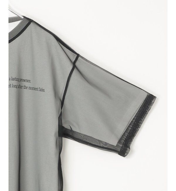 VENCE share style「【2点セット】Tシャツ&times;チュールトップス」|Tシャツ・カットソー|