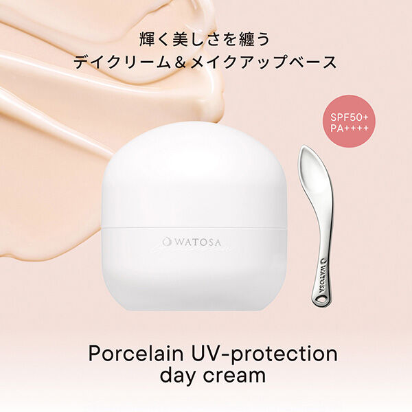  「ワトゥサ ポーセリン UVプロテクション デイクリーム (50ml)」|美容液・オイル・クリーム|