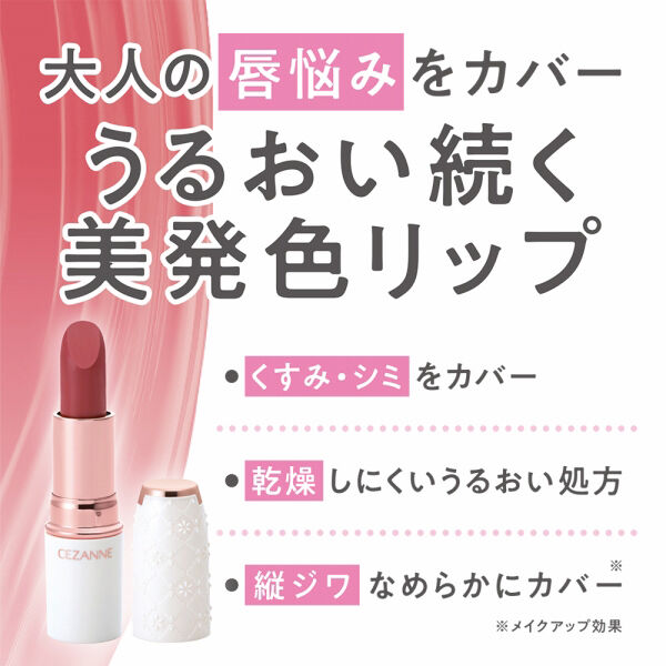 セザンヌ「セザンヌ ラスティングステイリップカラー 02 ウォームブラウン (4.0g)」|リップメイク|