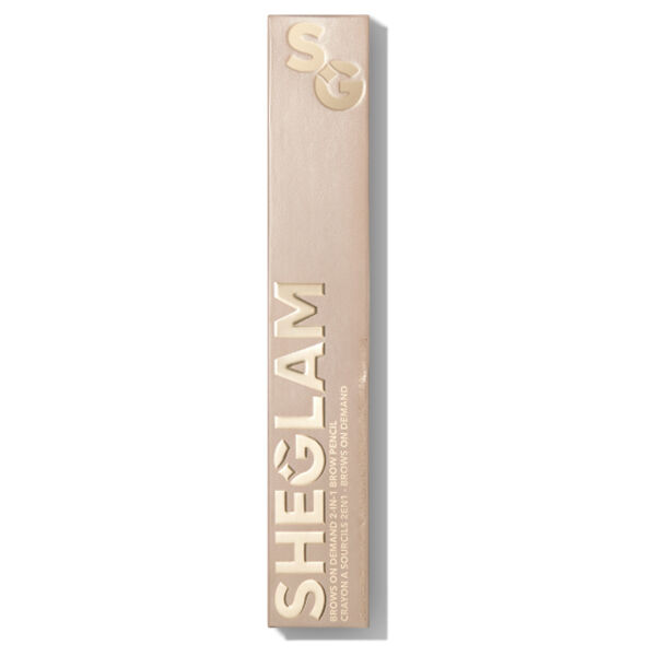  「SHEGLAM ブロウオンデマンド2IN1ブロウペンシル チョコレート (ペンシル0.05g リキッド0.35ml)」|アイブロウ|