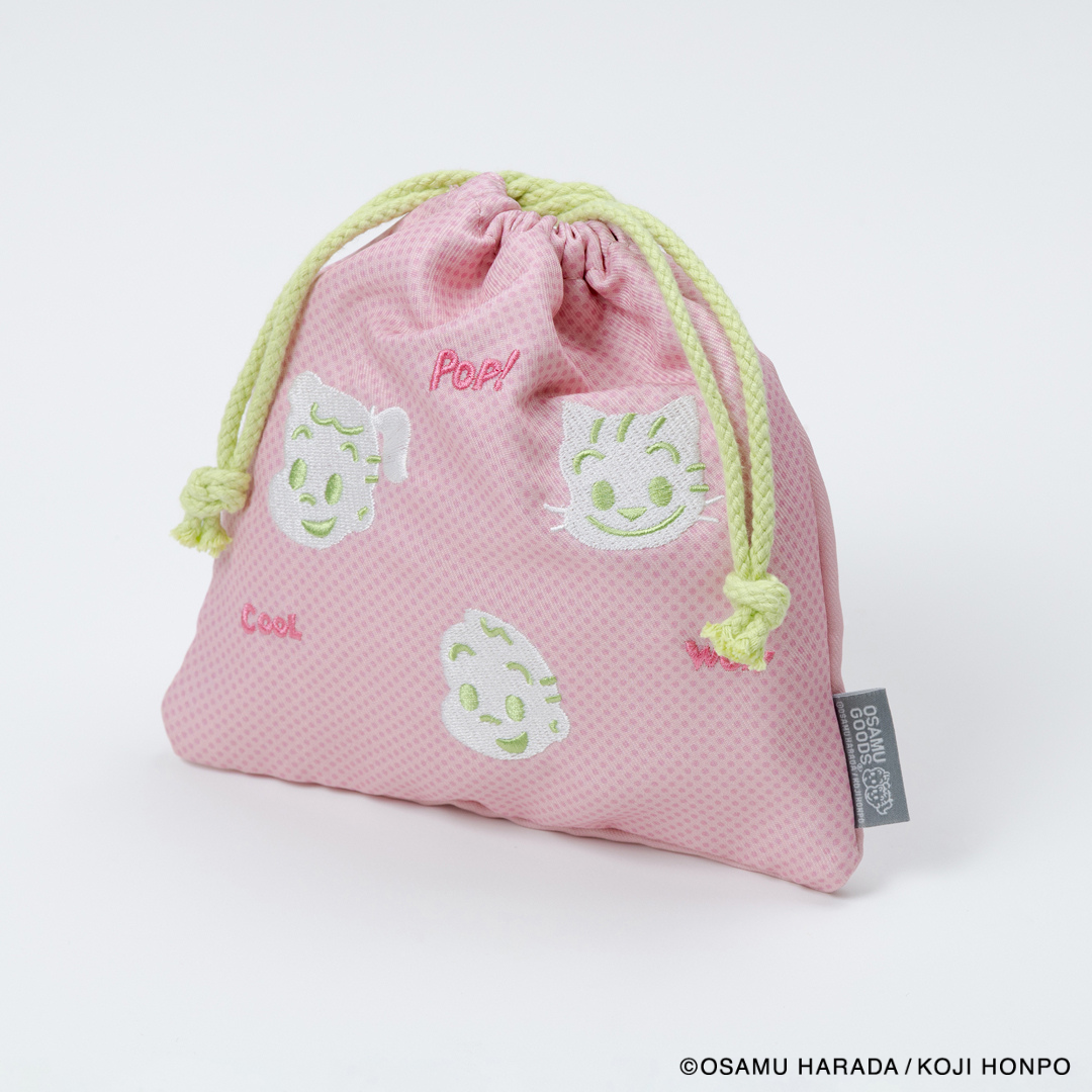  「OSAMU GOODS POP 巾着」|ポーチ|