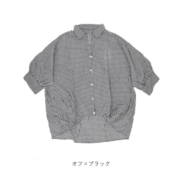 BACKYARD FAMILY「mitis シャツ ミティス 通販 スキッパーシャツ スキッパーブラウス ブラウス 夏 春夏 春秋」|シャツ・ブラウス|