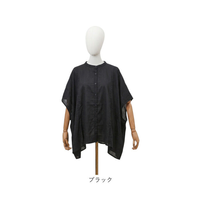 BACKYARD FAMILY「mitis シャツ ミティス 通販 ワイドドルマンシャツ ブラウス 夏 春夏 春秋 半袖 5分袖」|シャツ・ブラウス|