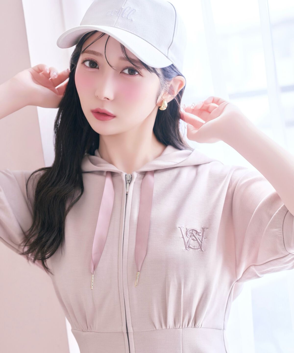 WILLSELECTION「フロントスリットパーカーワンピース」|ワンピース|