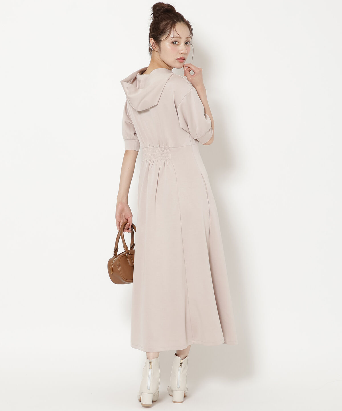 WILLSELECTION「フロントスリットパーカーワンピース」|ワンピース|