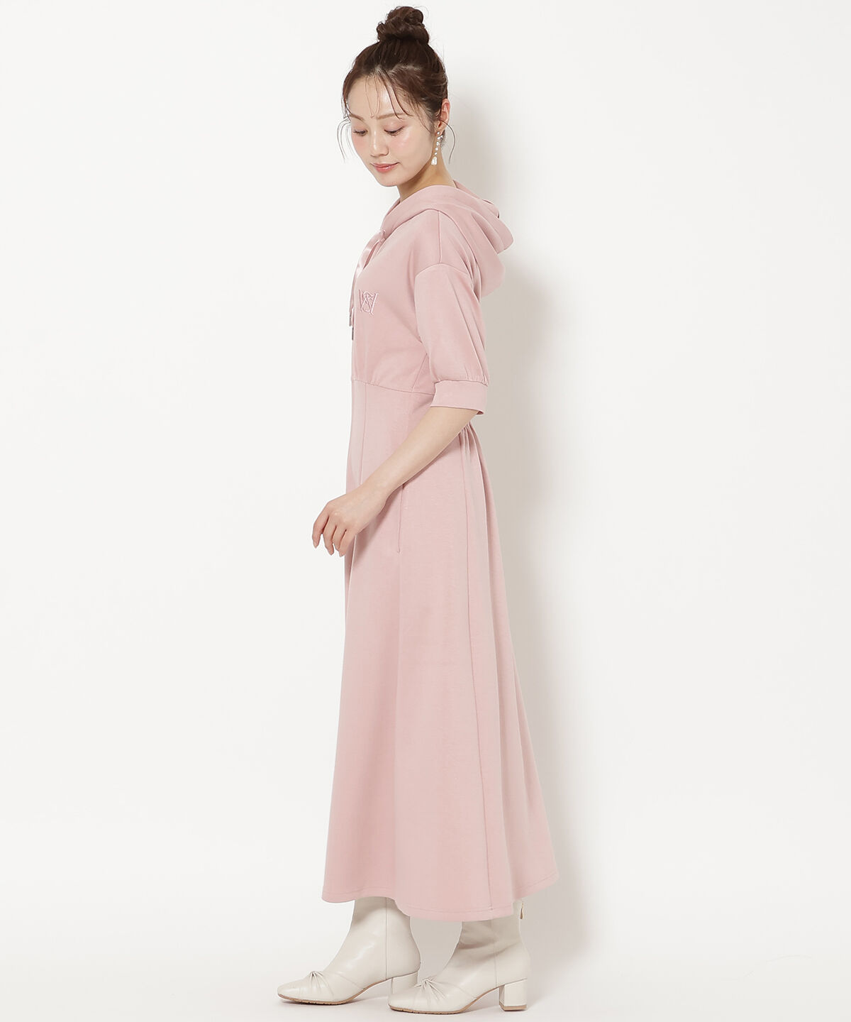 WILLSELECTION「フロントスリットパーカーワンピース」|ワンピース|