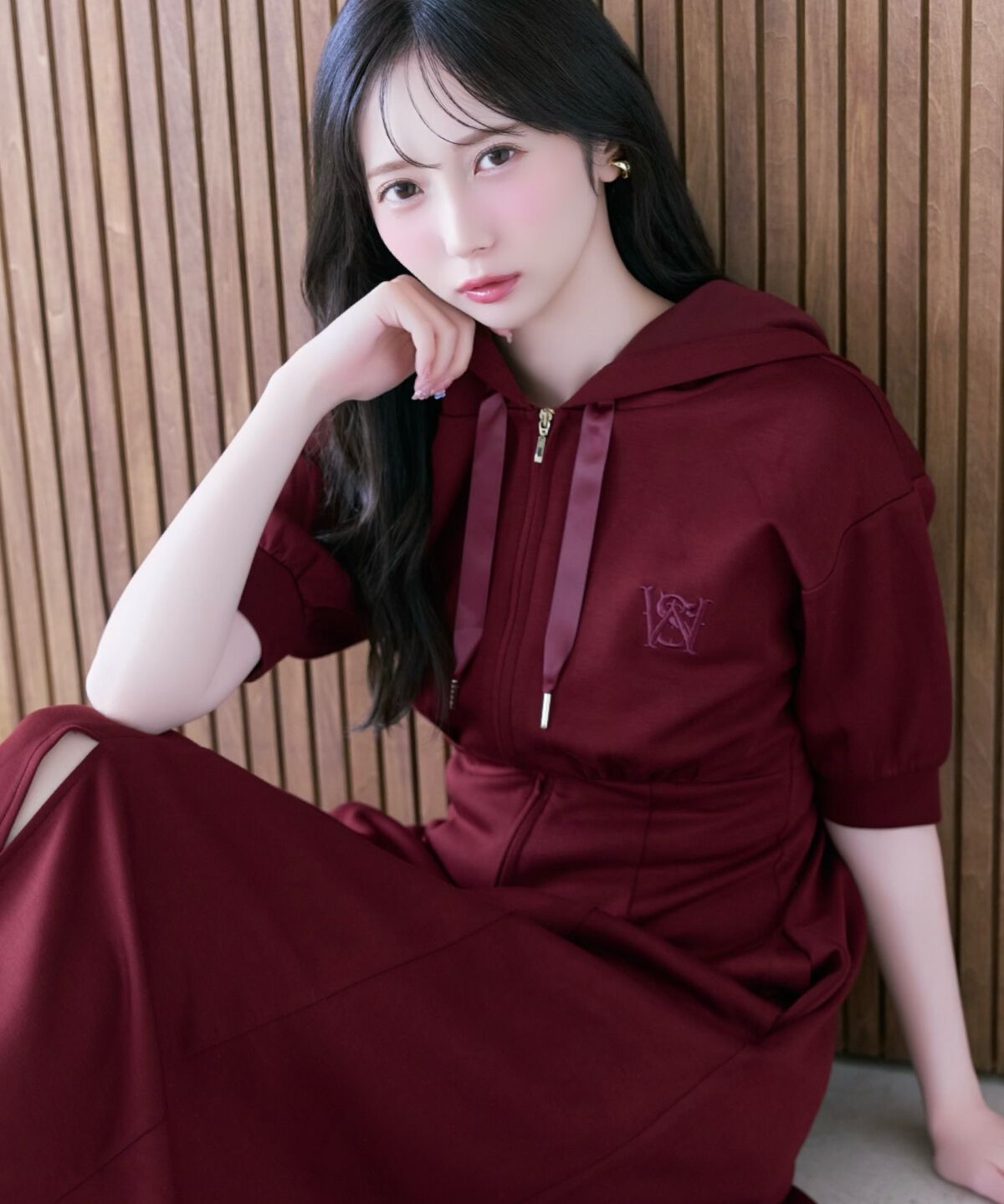 WILLSELECTION「フロントスリットパーカーワンピース」|ワンピース|