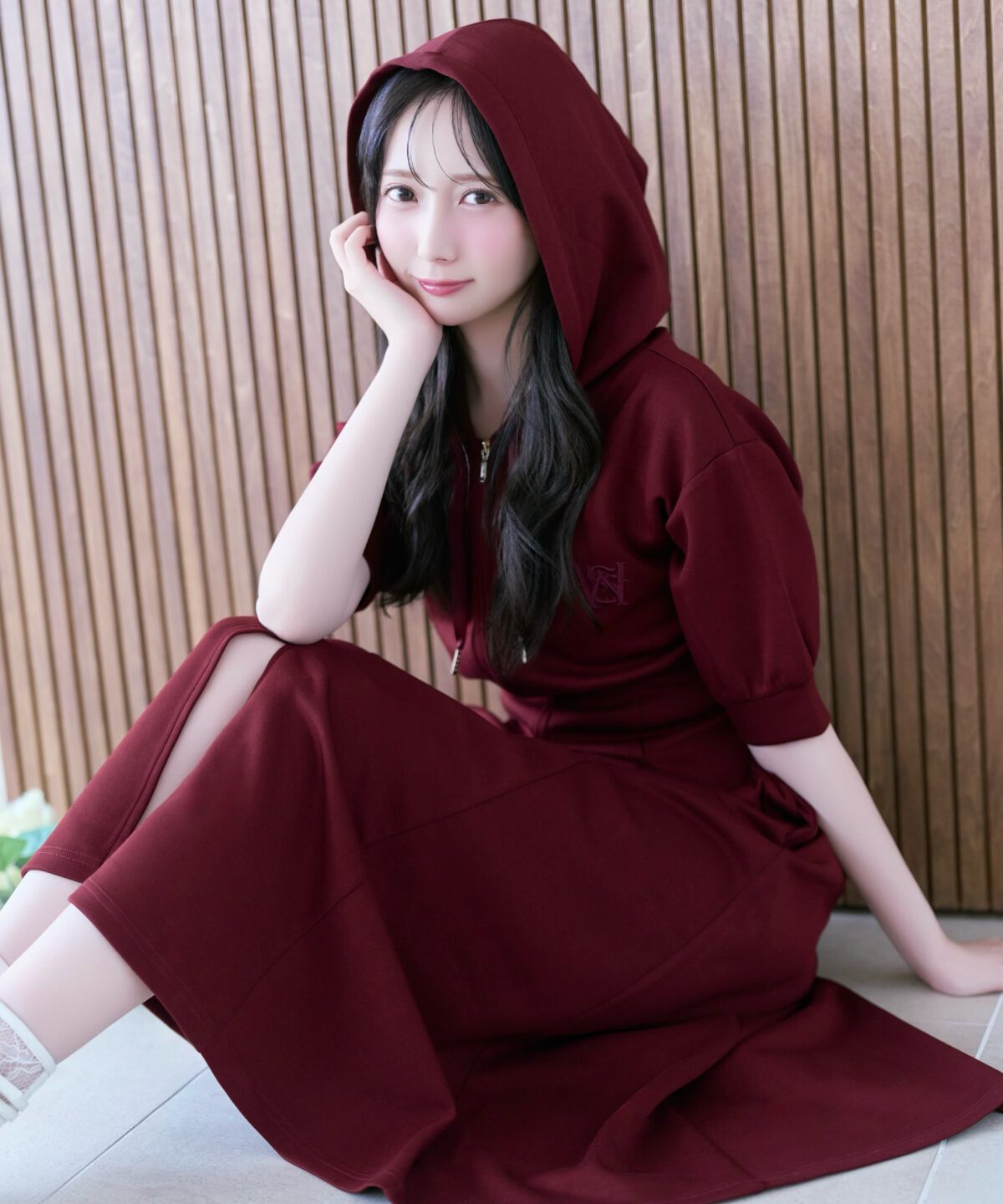 WILLSELECTION「フロントスリットパーカーワンピース」|ワンピース|