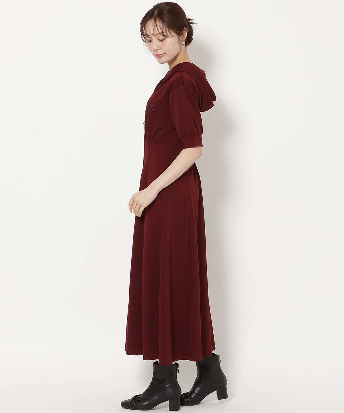 WILLSELECTION「フロントスリットパーカーワンピース」|ワンピース|