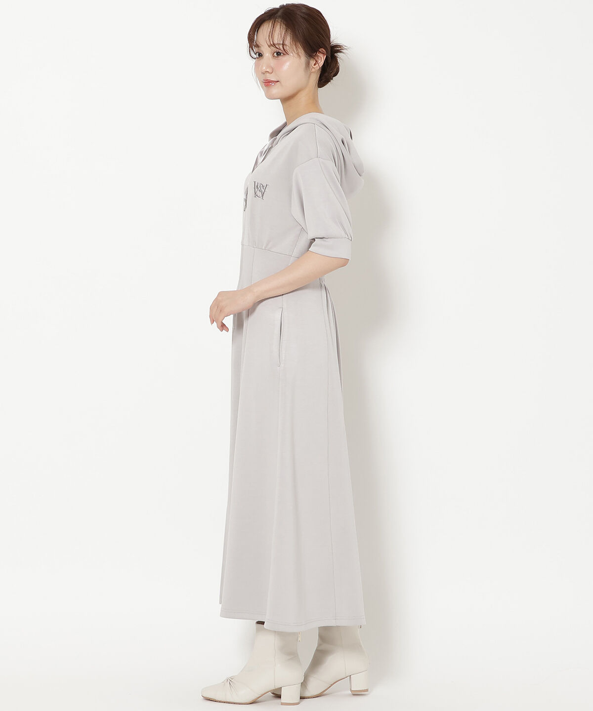 WILLSELECTION「フロントスリットパーカーワンピース」|ワンピース|