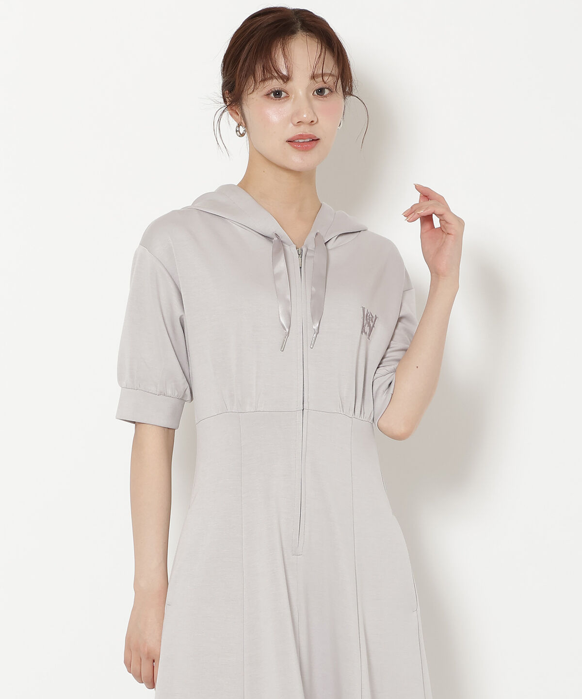 WILLSELECTION「フロントスリットパーカーワンピース」|ワンピース|