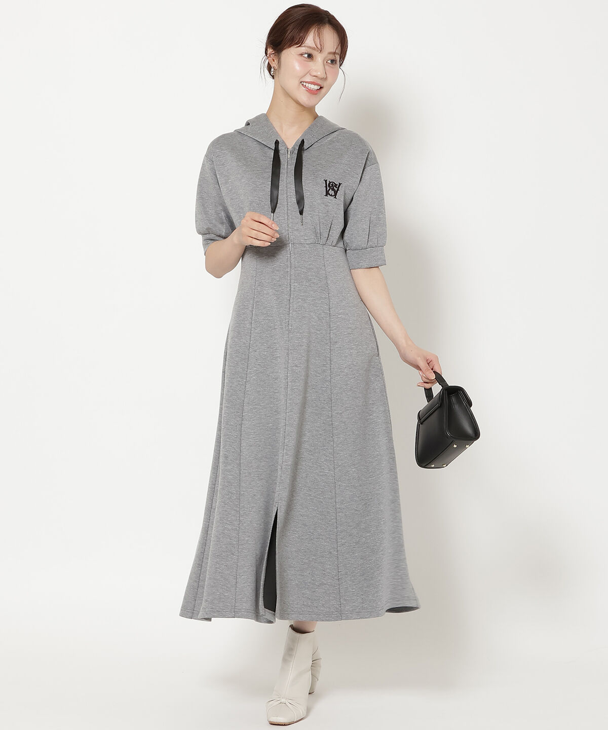 WILLSELECTION「フロントスリットパーカーワンピース」|ワンピース|