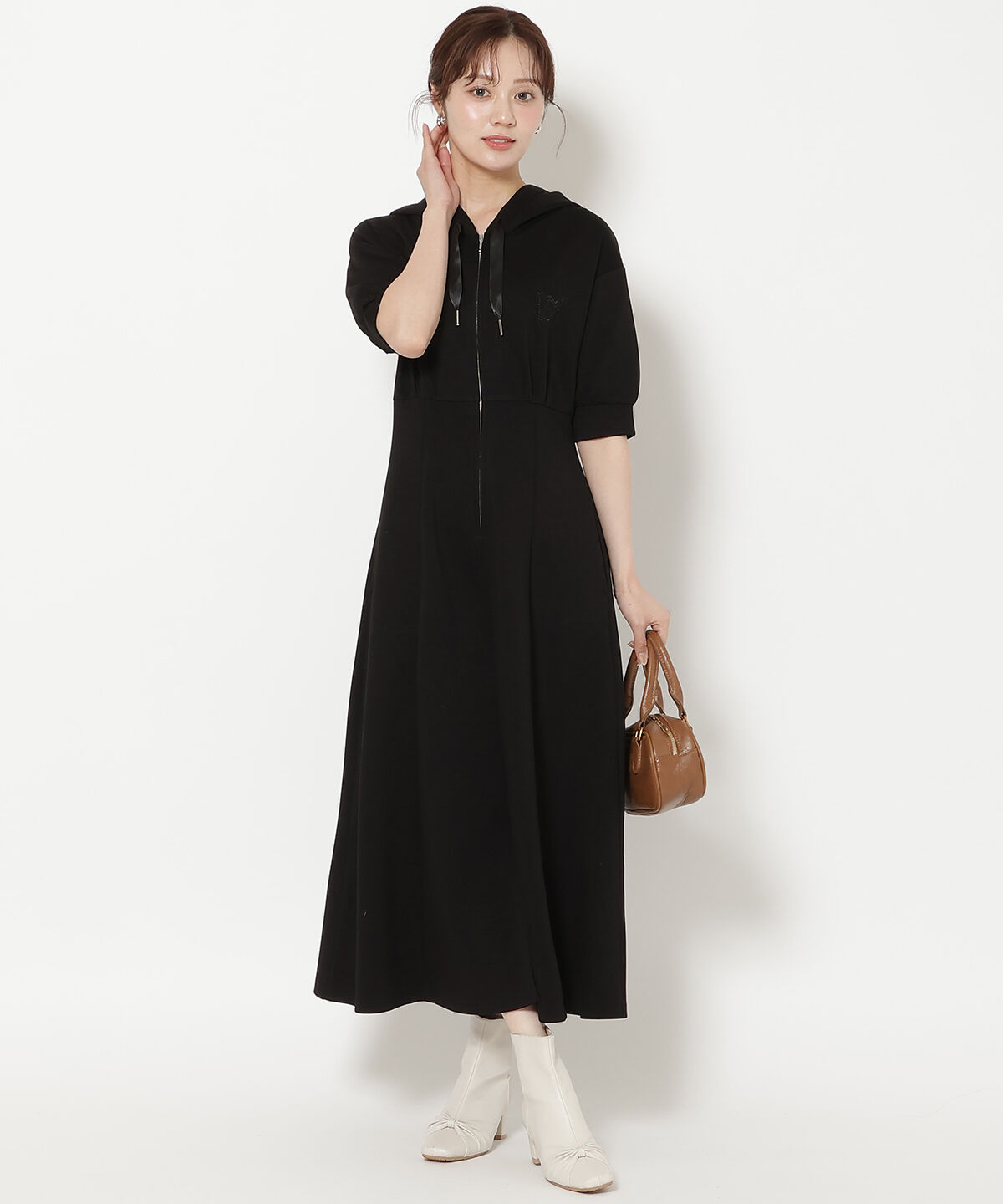 WILLSELECTION「フロントスリットパーカーワンピース」|ワンピース|