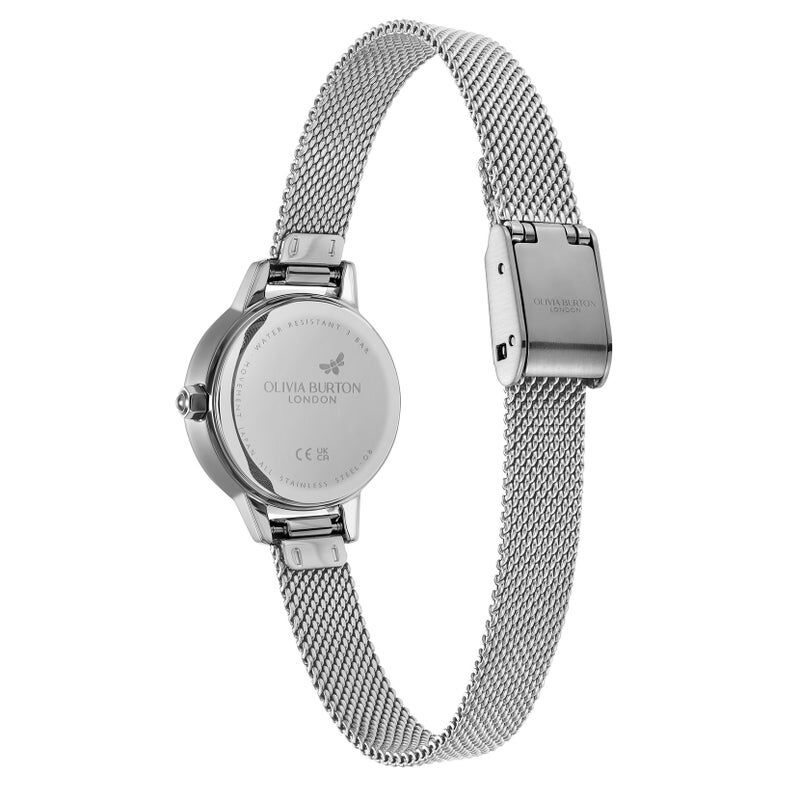 OLIVIA BURTON 「〈OLIVIA BURTON(ｵﾘﾋﾞｱﾊﾞｰﾄﾝ)〉ｸﾗｼｯｸ ﾐﾆ プリムローズ&ｼﾙﾊﾞｰﾒｯｼｭ」|腕時計|