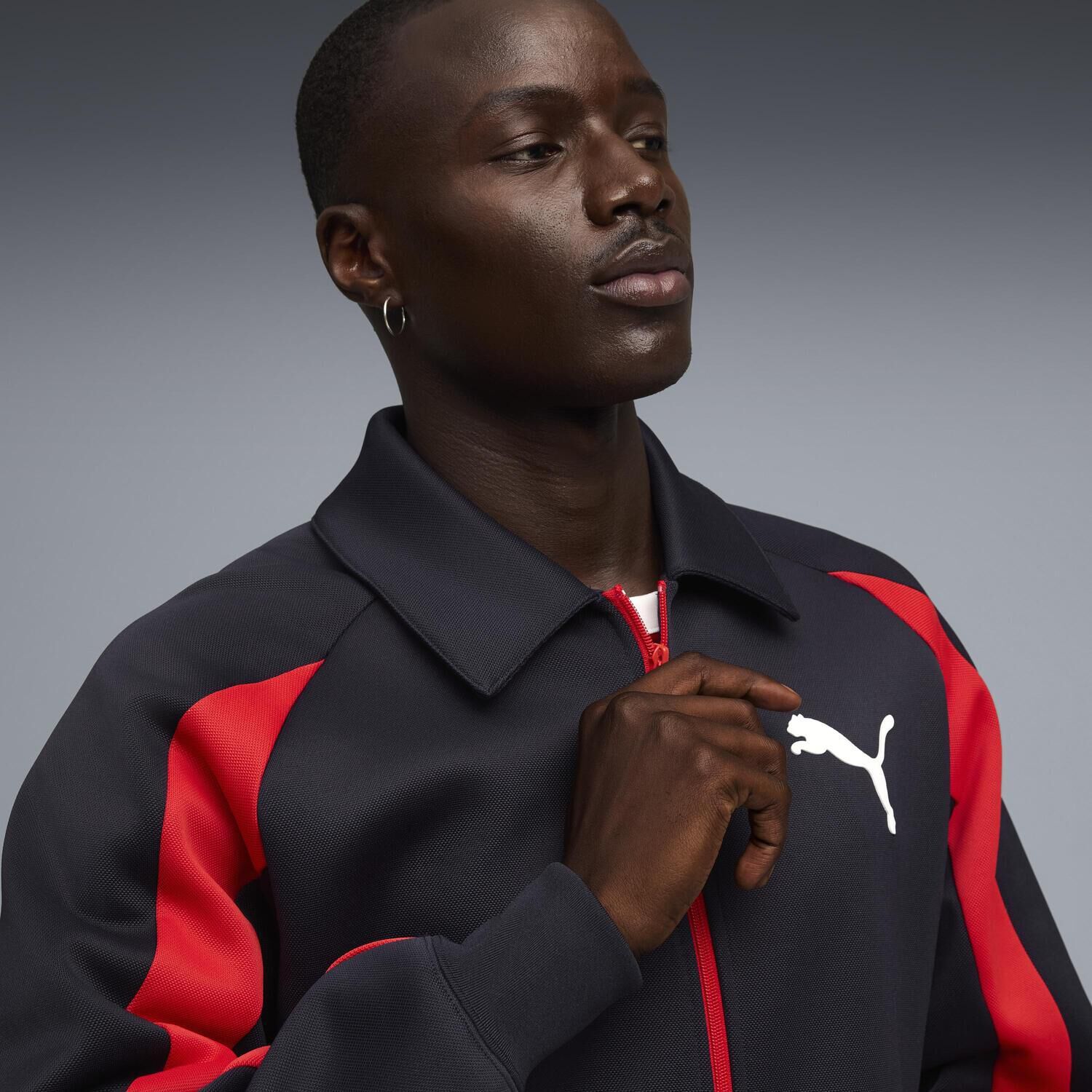 PUMA「【PUMA ｳｪｱ】M T7 RELAXED BIG CAT TRACK JKT」|ポロシャツ|