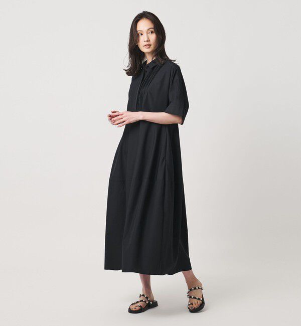 UNITED ARROWS「タック シャツ ワンピース」|ワンピース|